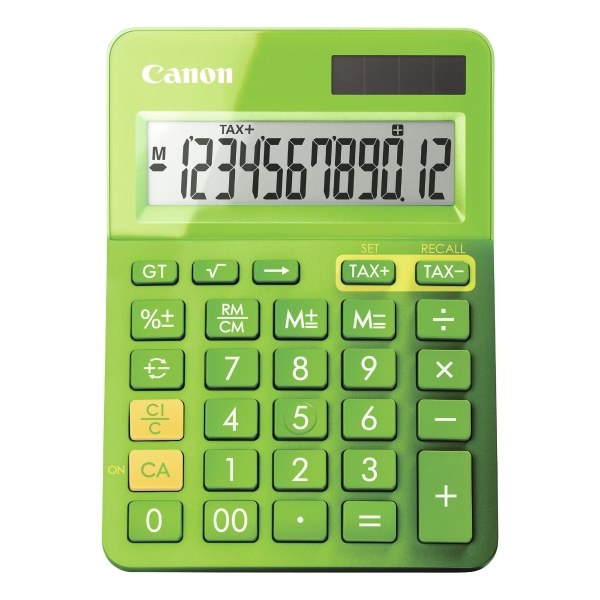 Canon LS-123K Desktop calculator green-12 digits