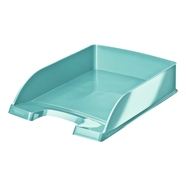 Leitz 5226 Wow letter tray ice blue