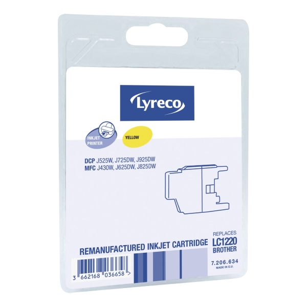 LYRECO I/JET COMP BROTHER LC1220 YLLW
