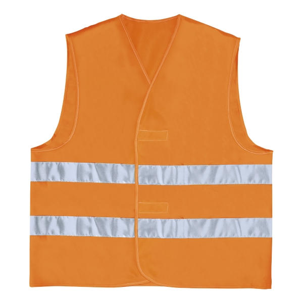 HIGH-VISIBILITY WAISTCOAT PARALLEL ASSEMBLY ORANGE L