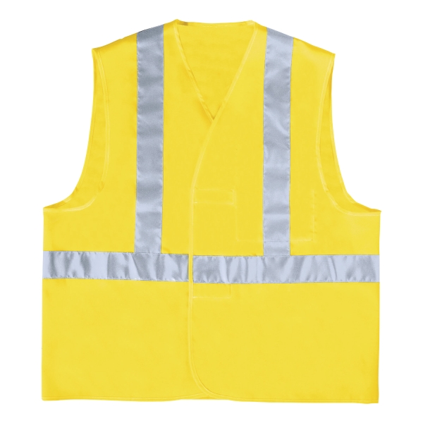Gilet de sécurité haute visibilité Deltaplus - jaune fluo - taille L