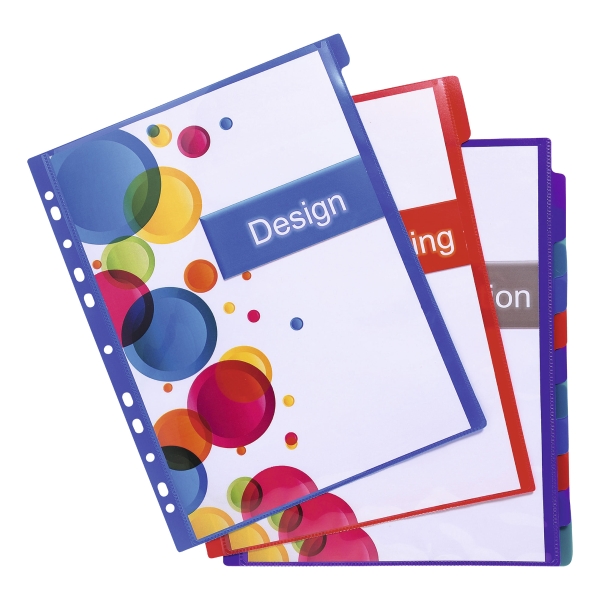 Kreacover Pp Dividers, A4 Maxi, 12 Part - Multi-Coloured