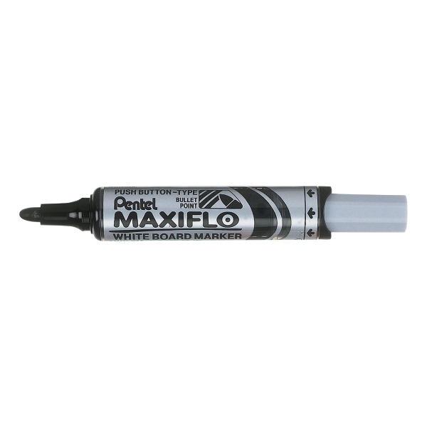 Marcador para pizarra blanca PENTEL Maxiflo 2,5mm negro