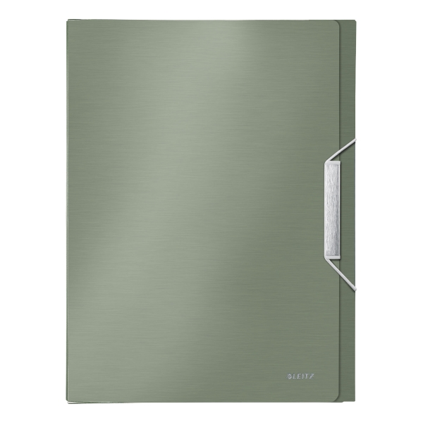 LEITZ  STYLE BOX FILE PP 30MM GREEN