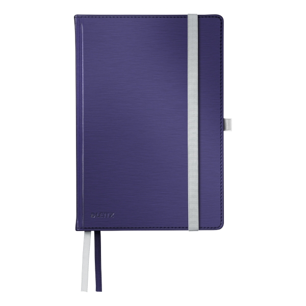 Leitz Style notebook hard cover A5 squared blue