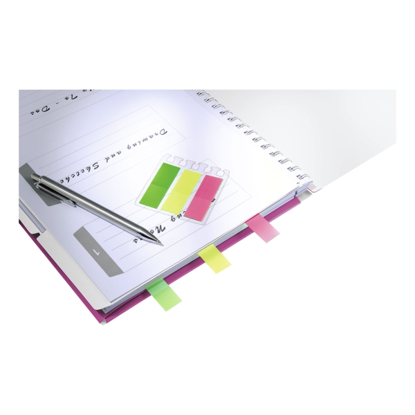 LEITZ WOW BE MOBILE NOTEBOOK PP COVER A4 RULED PINK