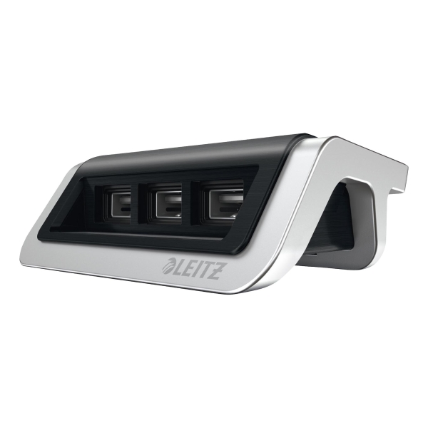 LEITZ STYLE 6207 3-P USB POWER CHARG BK