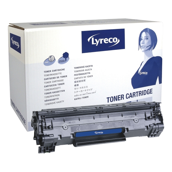 LYRECO COMPATIBLE 83A LASER TONER HP CF283A BLACK