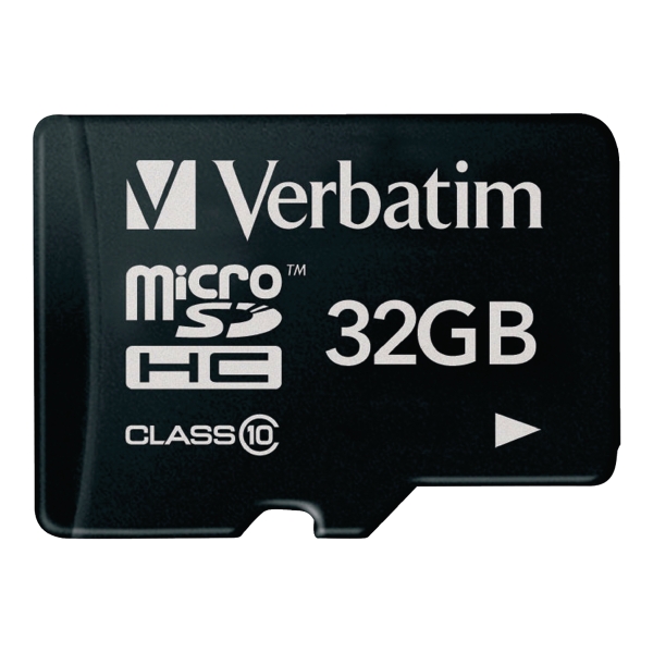 Cartão de Memória VERBATIM MicroSDHC de 32 Gb
