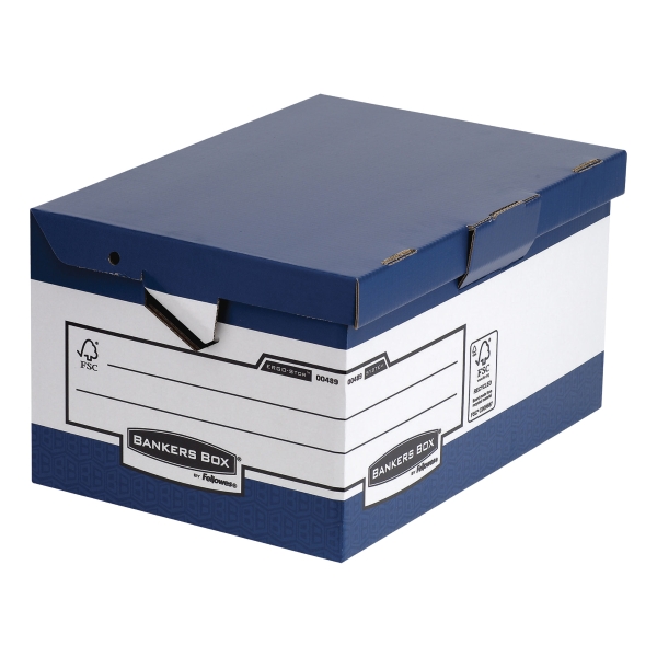 Conteneur à archives Banker Box maxi-charge - automatique - dos 39 cm - par 10