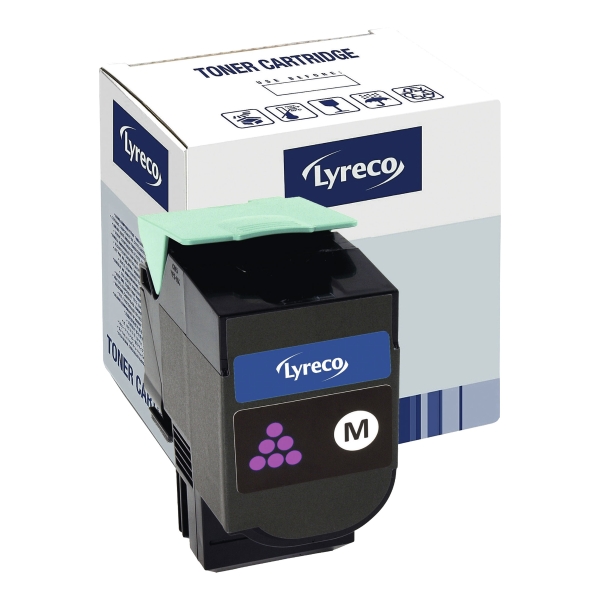 TONER LASER LYRECO PER STAMPANTI LEXMARK C544/C546/C548MFP- 4K - MAGENTA