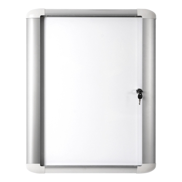 Bi-Office External Magnetic Whiteboard Glazed Case 9xA4