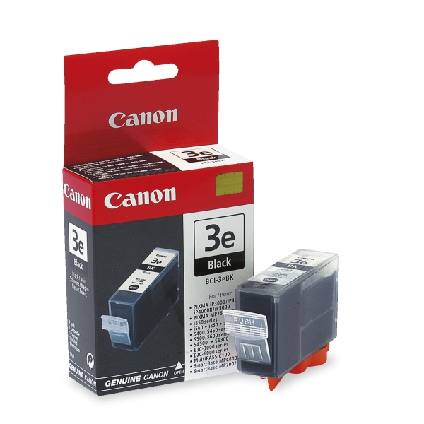 Cartridge Canon BCI-3e BK, černá, 310 stran
