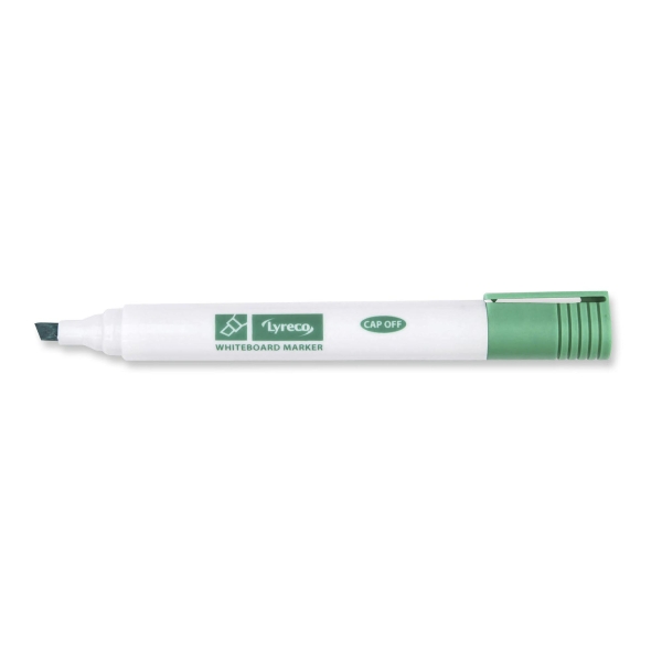 Lyreco Chisel Tip Green Whiteboard Markers