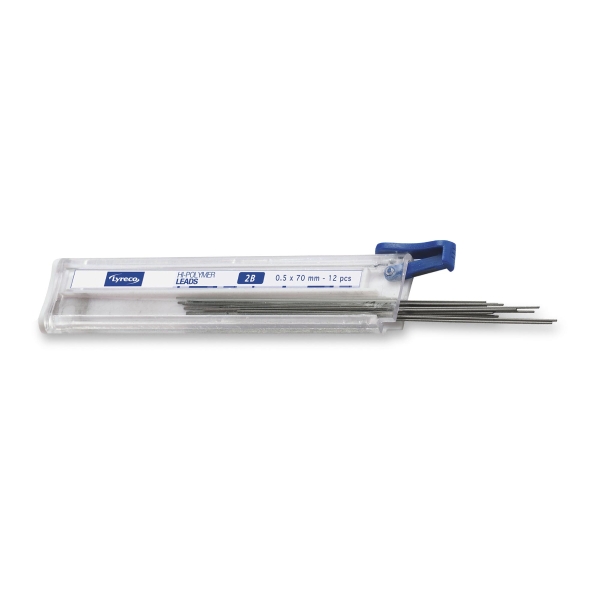 Lyreco Pencil Lead Refills 0.5Mm 2B - Tube Of 12