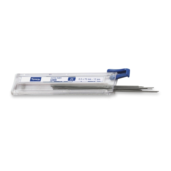 LYRECO MECHANICAL PENCIL LEADS 2H 0.5MM - BOX OF 12