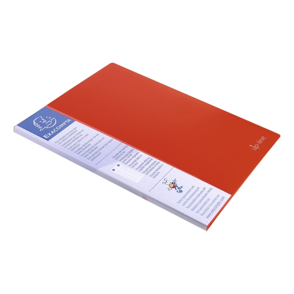 Exacompta Kreacover UpLine Opaque Polypropylene A4 Display Book, 40 Pocket Red
