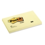 3M POST-IT NOTES CANARY YELLOW 127X76MM