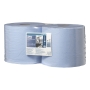 Tork W1 Blue 2 Ply Wiping Paper Plus Roll 255M - Pack of 2