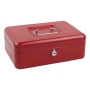 Cash box medium 250x180x90mm red