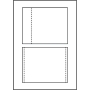 AVERY J8435-25 CD LABELS AND TRAY INSERT 115 X 118MM - PACK OF 25