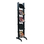 FREE STANDING LITERATURE HOLDER DISPLAY STAND - 5 SHELVES FOR A4 DOCUMENTS