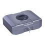 Durable euro cash box with coincounter 270x350x120mm grey