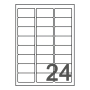 Avery J8159-25  Labels, 63.5 x 33.9 mm 24 Labels Per Sheet, 600 Labels Per Pack