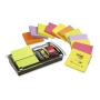 Pack 12 blocks notas adhesivas Post-it Z-Notes neón + Dispensador Milenium