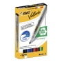 BIC WHITEBOARD MARKERS BULLET TIP ASSORTED COLOURS - PACK OF 4