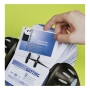 Durable Visifix Black Flip Rotary Business Card File
