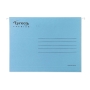 Lyreco Premium suspension files for drawers folio V blue - box of 25