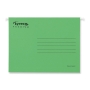 Lyreco Premium hangmappen voor laden folio V-bodem groen - doos van 25