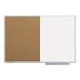 Legamaster combination board cork-whiteboard 90x120 cm