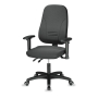 INTERSTUHL YOUNICO 1451 PERMANENT CONTACT CHAIR HIGH BACK GREY