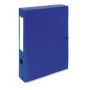 Exacompta filing box PP spine of 6cm blue