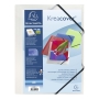 Krea Cover 55188E 3-Flap Folder Elastic Clear