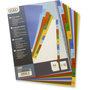 ELBA A4+ DIVIDERS ASSORTED COLOURS 1-10 PARTS
