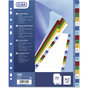 ELBA A4+ DIVIDERS ASSORTED COLOURS A-Z PARTS