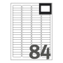 Etiquette mini Avery - L7656-25 - 46 x 11,1 mm - blanche - par 2100