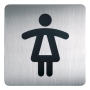 Durable 4956 picto/door sign WC women 15x15cm