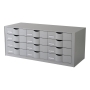 Multibloc 12 Drawer Grey