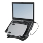 Fellowes 8024602 Professional laptop support blackt + 4-ports USB hub