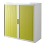 Armoire à rideaux Paperflow Easy Office - 104 x 110 cm - blanc/vert