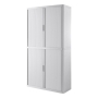 PAPERFLOW EASYOFFICE TAMBOUR CUPBOARD 2,000MM WHITE