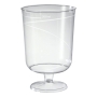 Duni Clear Premium Plastic Wine Glass 200ml - Box Of 10