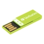 VERBATIM CLIP-IT USB FLASH DRIVE 4GB GREEN