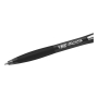 Bic Atlantis Soft Retractable Ballpoint Pens Medium  (1.0 mm) Black, Box of 12
