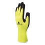 Delta Plus Apollon Hi-Viz latex gloves yellow - size 8 - pack of 12 pairs