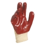 DELTAPLUS DA109 PVC HANDLING GLOVES RED/BEIGE SIZE 9 (PAIR)